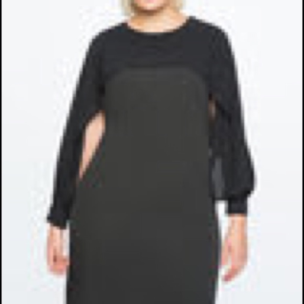 Eloquii Open Sleeve Dress Size 24